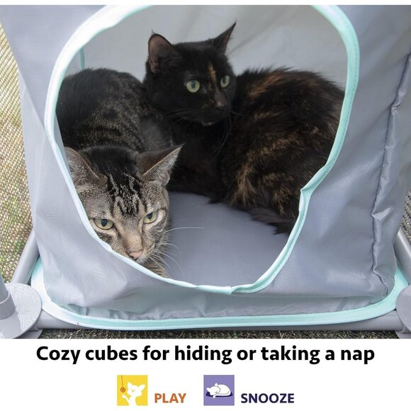 New Outdoor Catio Furniture & Play Kit for Cats, Durable Mega Outdoor Enclosure - Picture 4 of 7